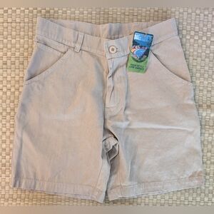 Jungmaven Beige Flat Front Men's Shorts